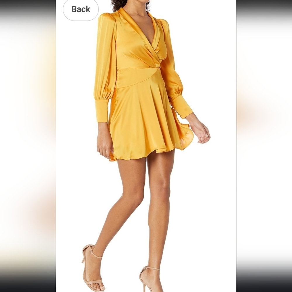 BCBG MAXAZRIA Faux Wrap Cocktail Dress NWT - Picture 2 of 7